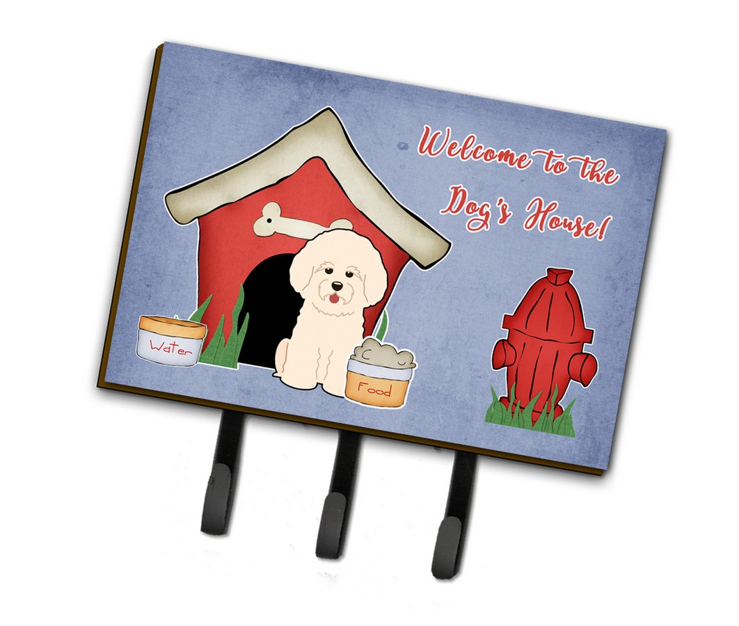 BB2829TH68 Dog House Collection Bichon Frise Leash or Key Holder