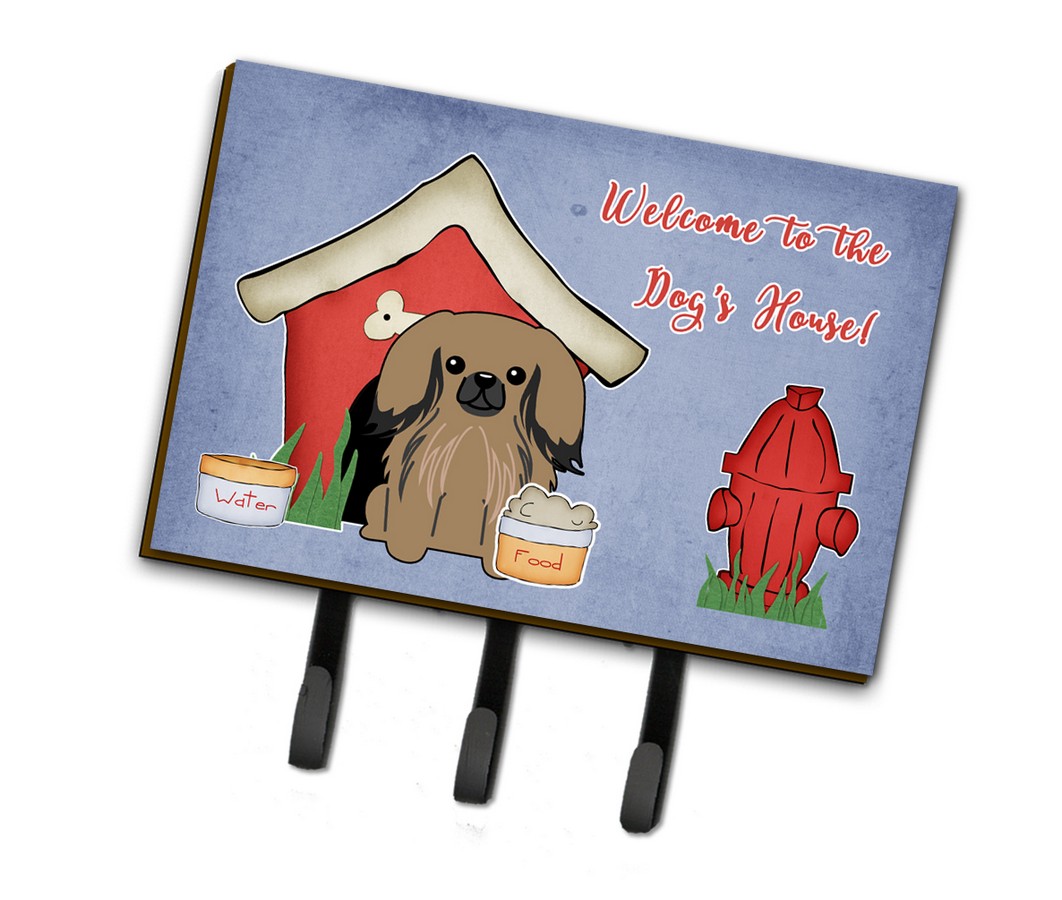 BB2856TH68 Dog House Collection Pekingnese Tan Leash or Key Holder