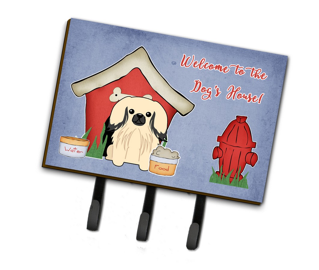 Dog House Collection Pekingnese Cream Leash or Key Holder