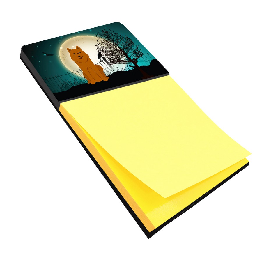 Halloween Scary Karelian Bear Dog Sticky Note Holder