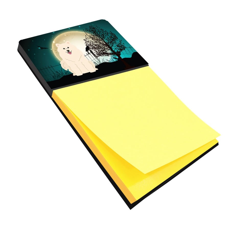 Halloween Scary Samoyed Sticky Note Holder