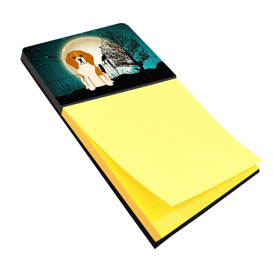 Halloween Scary Beagle Tricolor Sticky Note Holder
