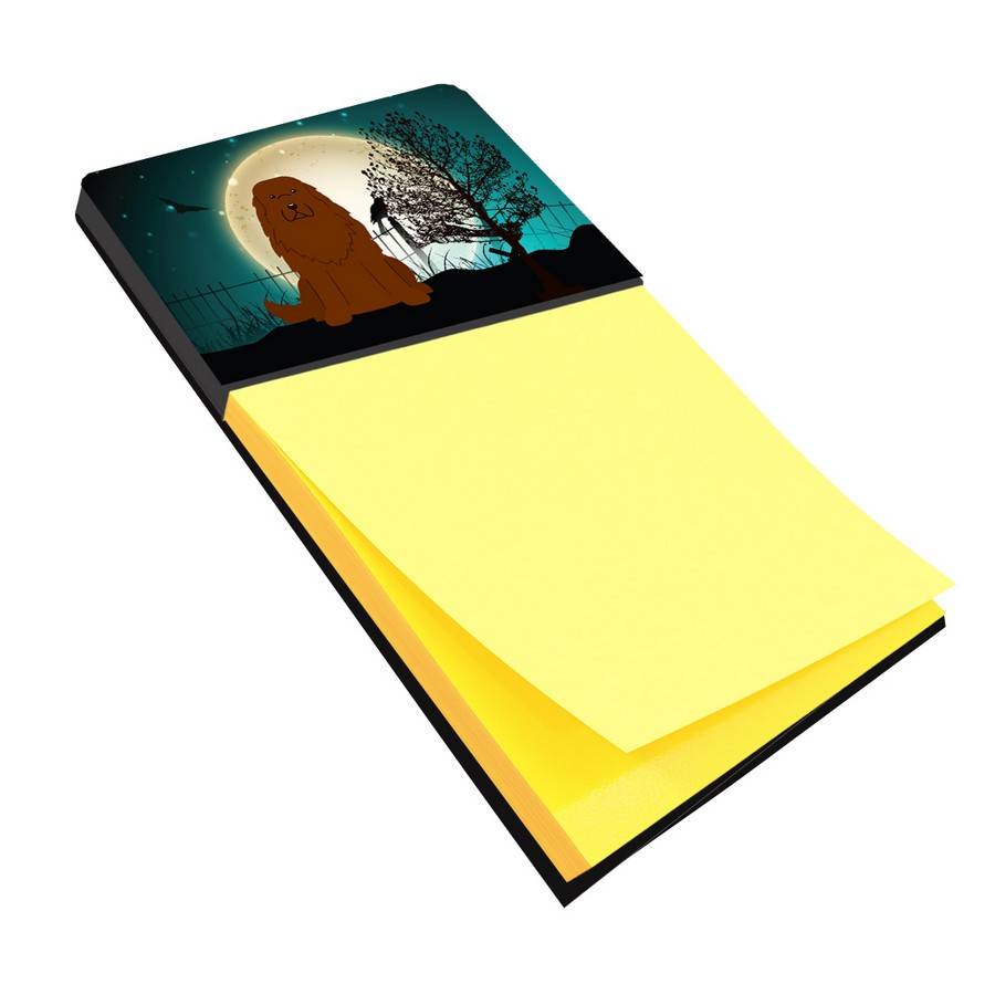 Halloween Scary Caucasian Shepherd Dog Sticky Note Holder