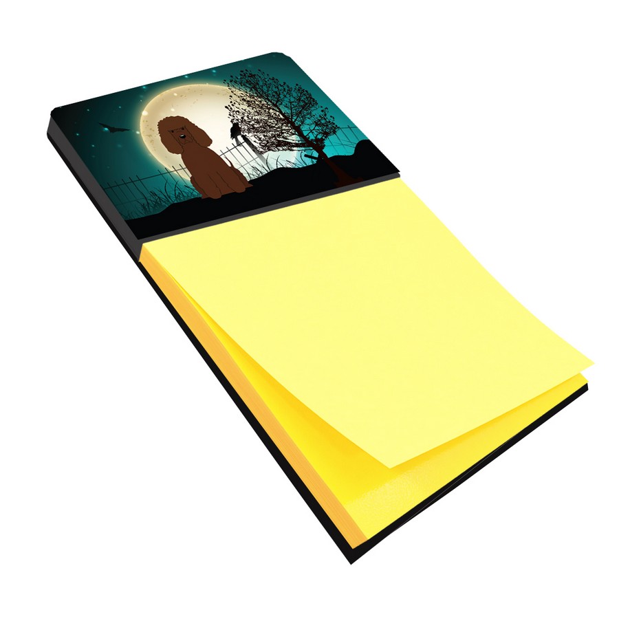 Halloween Scary Irish Water Spaniel Sticky Note Holder