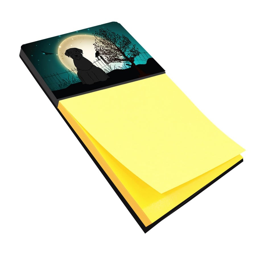 Halloween Scary Giant Schnauzer Sticky Note Holder