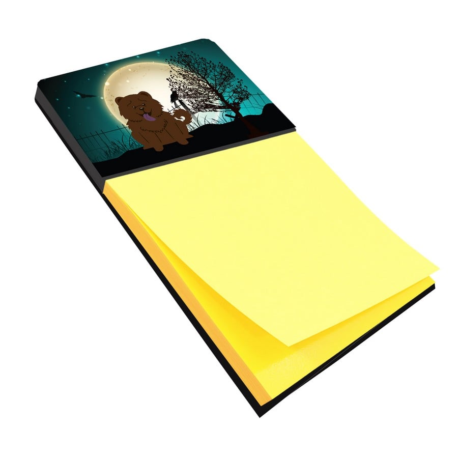 Halloween Scary Chow Chow Chocolate Sticky Note Holder