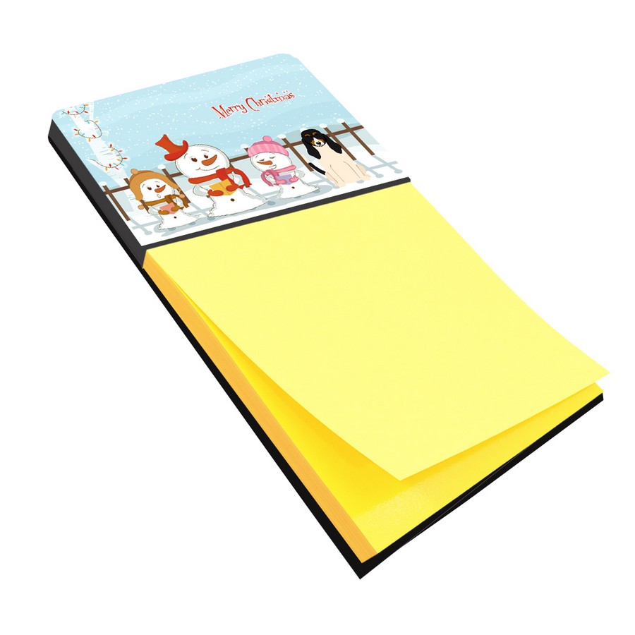 BB2375SN Merry Christmas Carolers Swiss Hound Sticky Note Holder