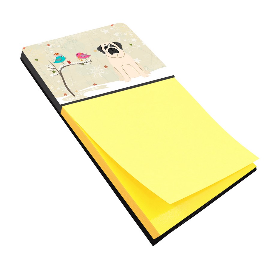 Christmas Presents Between Friends Mastiff White Sticky Note Holder