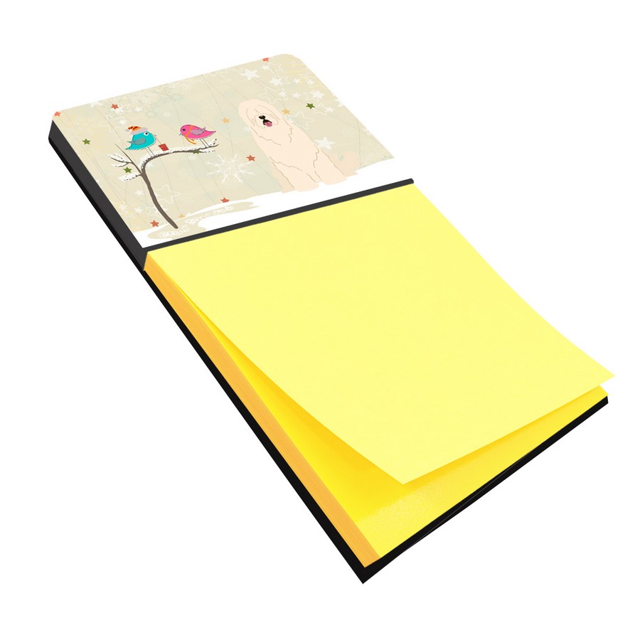 Christmas Presents Between Friends South Russian Sheepdog Sticky Note Holder