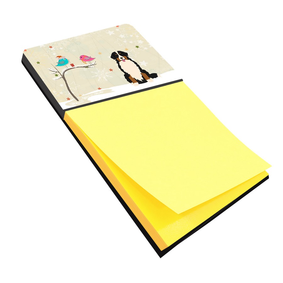 Christmas Presents Between Friends Bernese Mountain Dog Sticky Note Holder