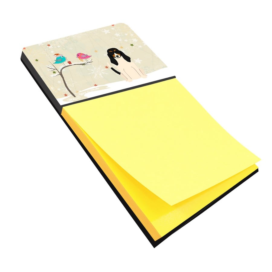 Christmas Presents Between Friends Swiss Hound Sticky Note Holder