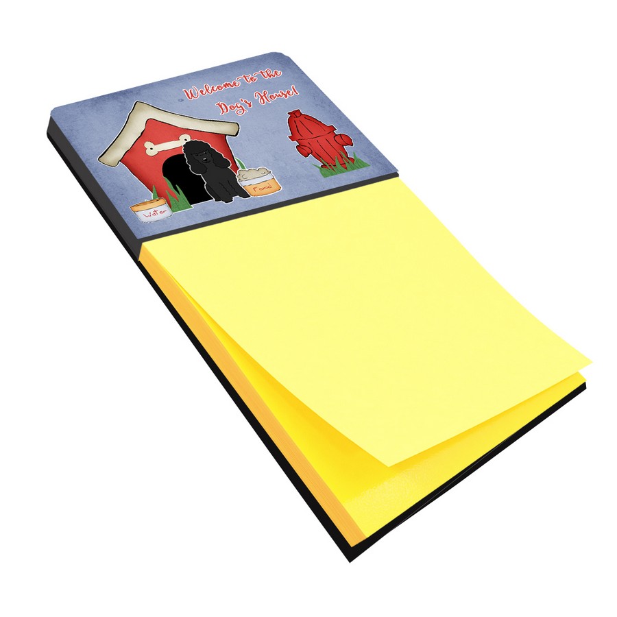 BB2825SN Dog House Collection Poodle Black Sticky Note Holder