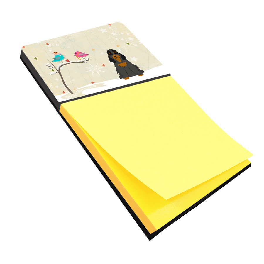 Christmas Presents Between Friends Cocker Spaniel Black & Tan Sticky Note Holder