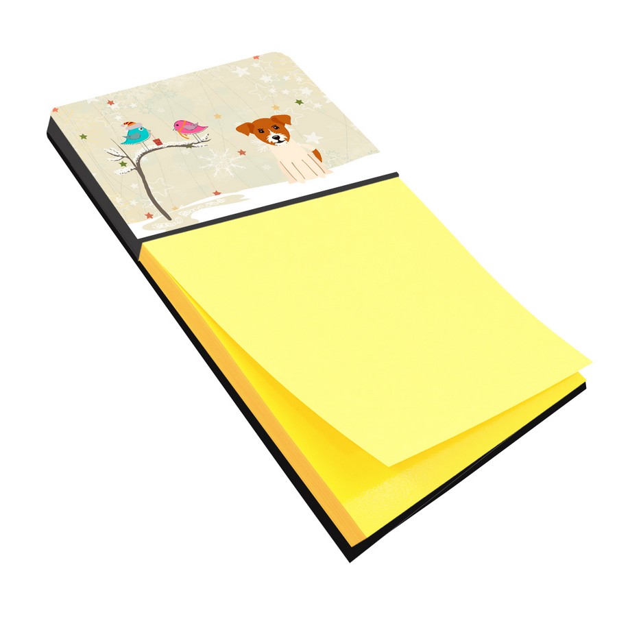 BB2580SN Christmas Presents Between Friends Jack Russell Terrier Sticky Note Holder