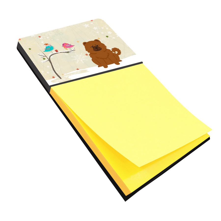 Christmas Presents Between Friends Chow Chow Red Sticky Note Holder