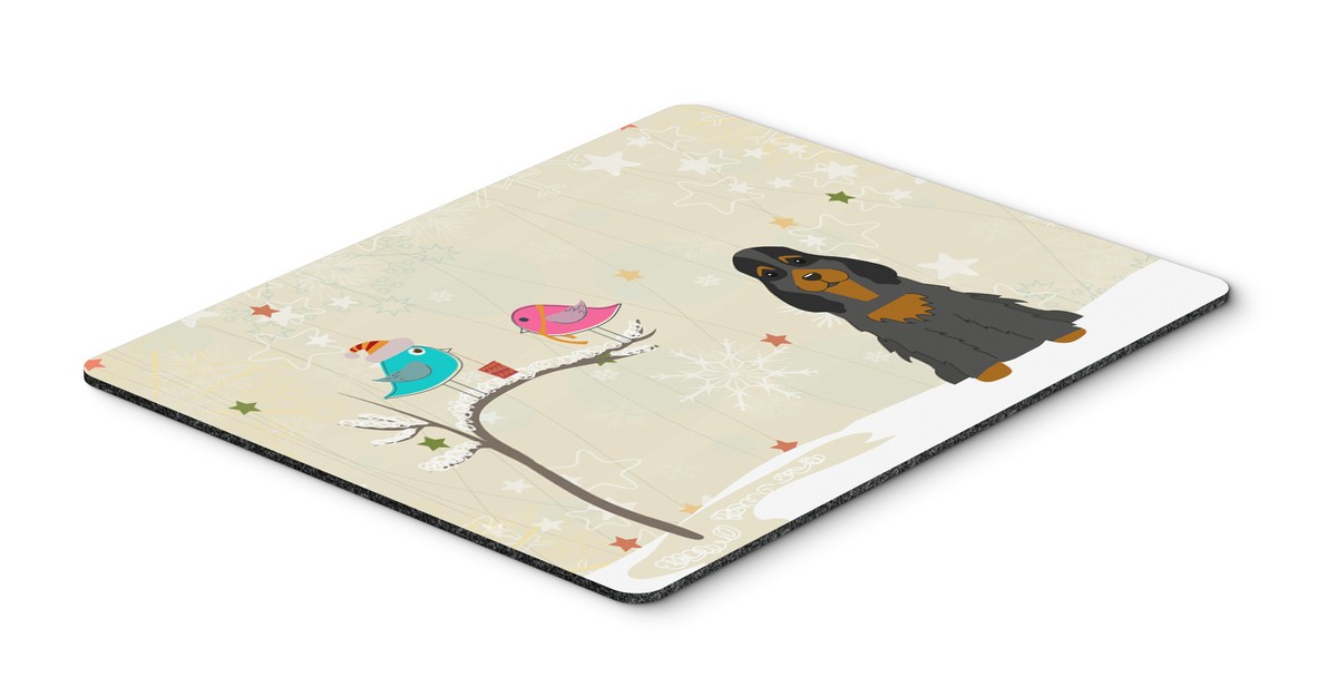 BB2565MP Christmas Presents Between Friends Cocker Spaniel Black & Tan Mouse Pad, Hot Pad or Trivet