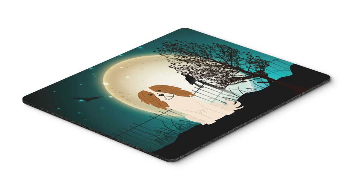 Halloween Scary Cavalier Spaniel Mouse Pad, Hot Pad or Trivet