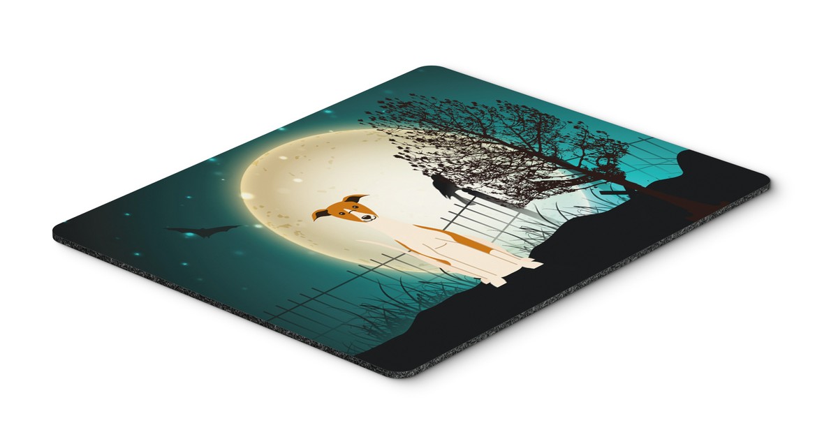 Halloween Scary Whippet Mouse Pad, Hot Pad or Trivet