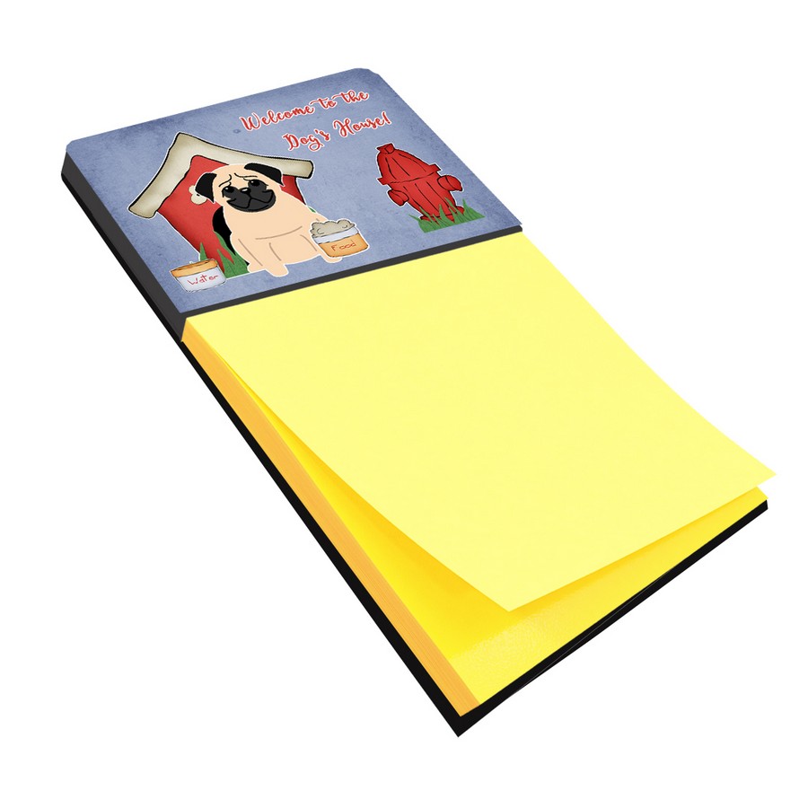 BB2762SN Dog House Collection Pug Fawn Sticky Note Holder