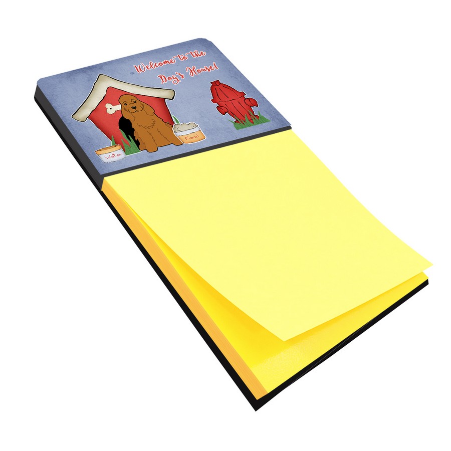 BB2849SN Dog House Collection Cocker Spaniel Red Sticky Note Holder