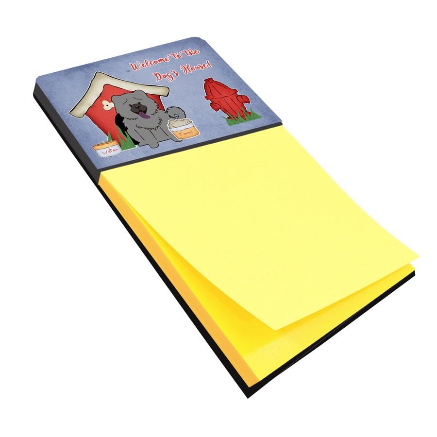 BB2893SN Dog House Collection Chow Chow Blue Sticky Note Holder