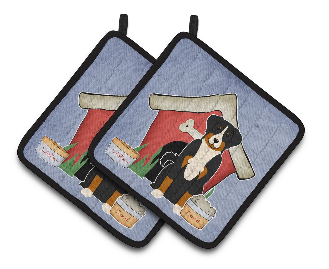Picture of Carolines Treasures BB2797PTHD Dog House Collection Appenzeller Sennenhund Pair of Pot Holders