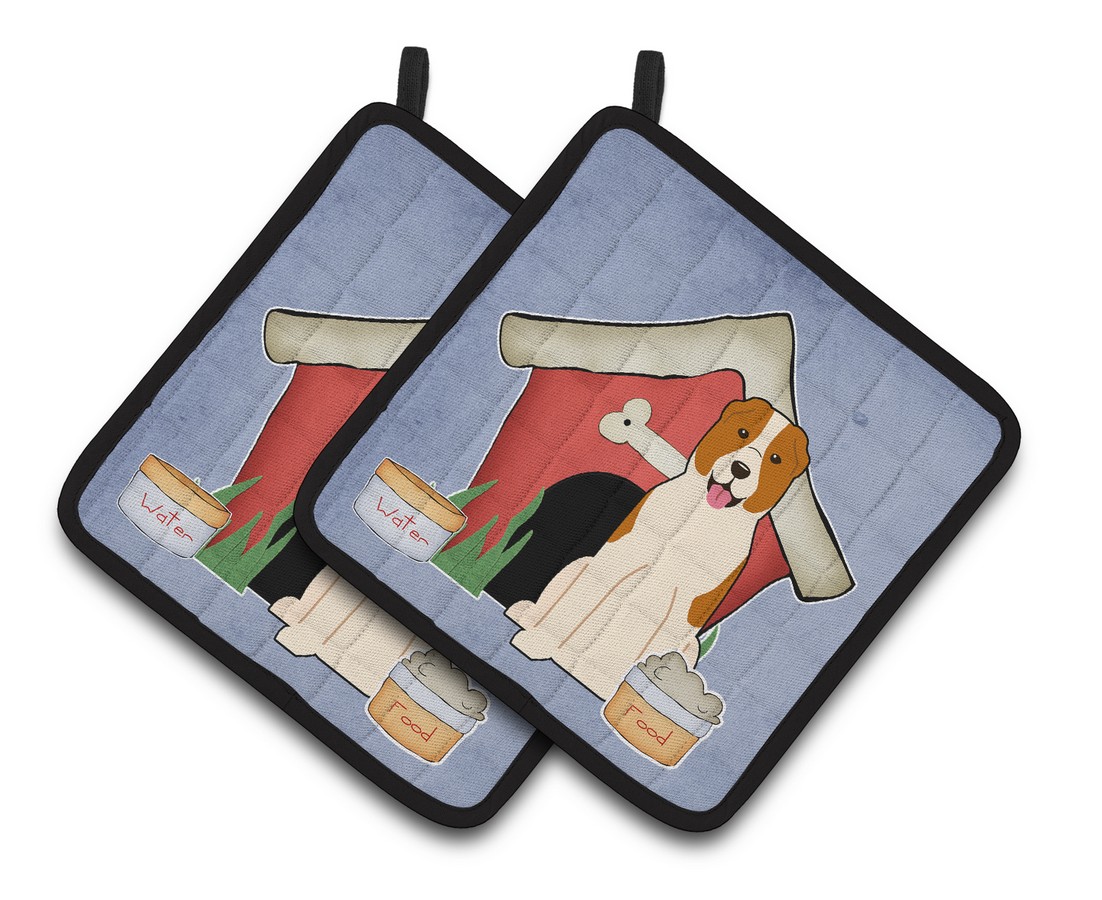Picture of Carolines Treasures BB2803PTHD Dog House Collection Central Asian Shepherd Dog Pair of Pot Holders