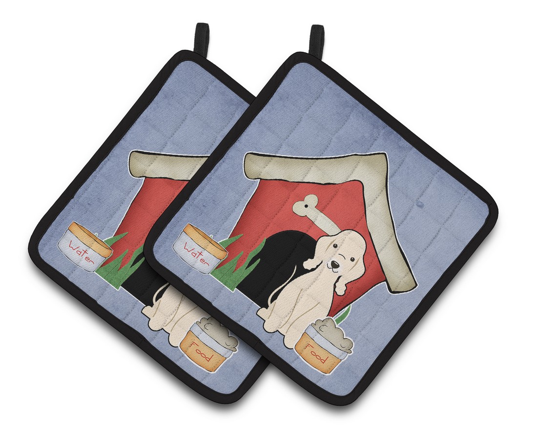 Picture of Carolines Treasures BB2845PTHD Dog House Collection Bedlington Terrier Sandy Pair of Pot Holders