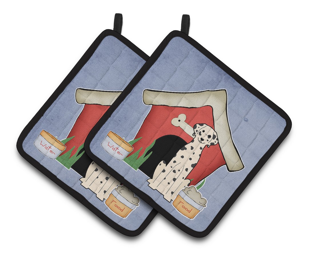 Picture of Carolines Treasures BB2851PTHD Dog House Collection Dalmatian Pair of Pot Holders