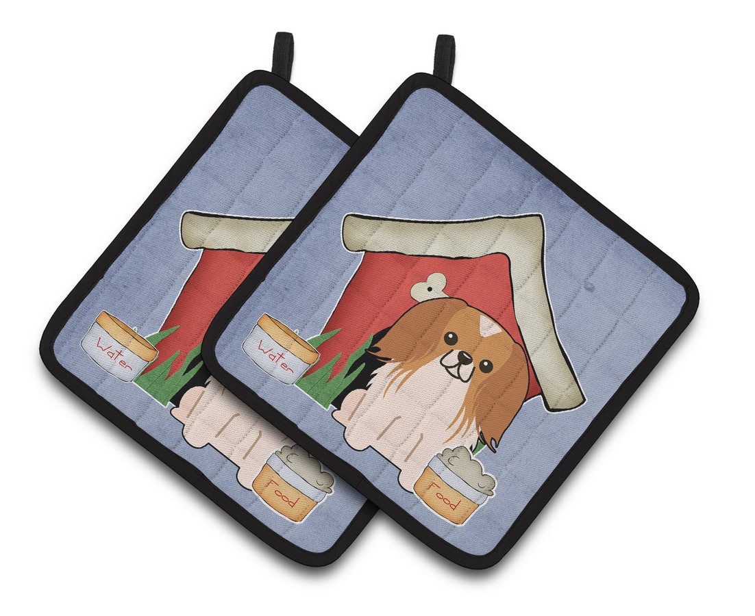 Picture of Carolines Treasures BB2857PTHD Dog House Collection Pekingnese Red & White Pair of Pot Holders
