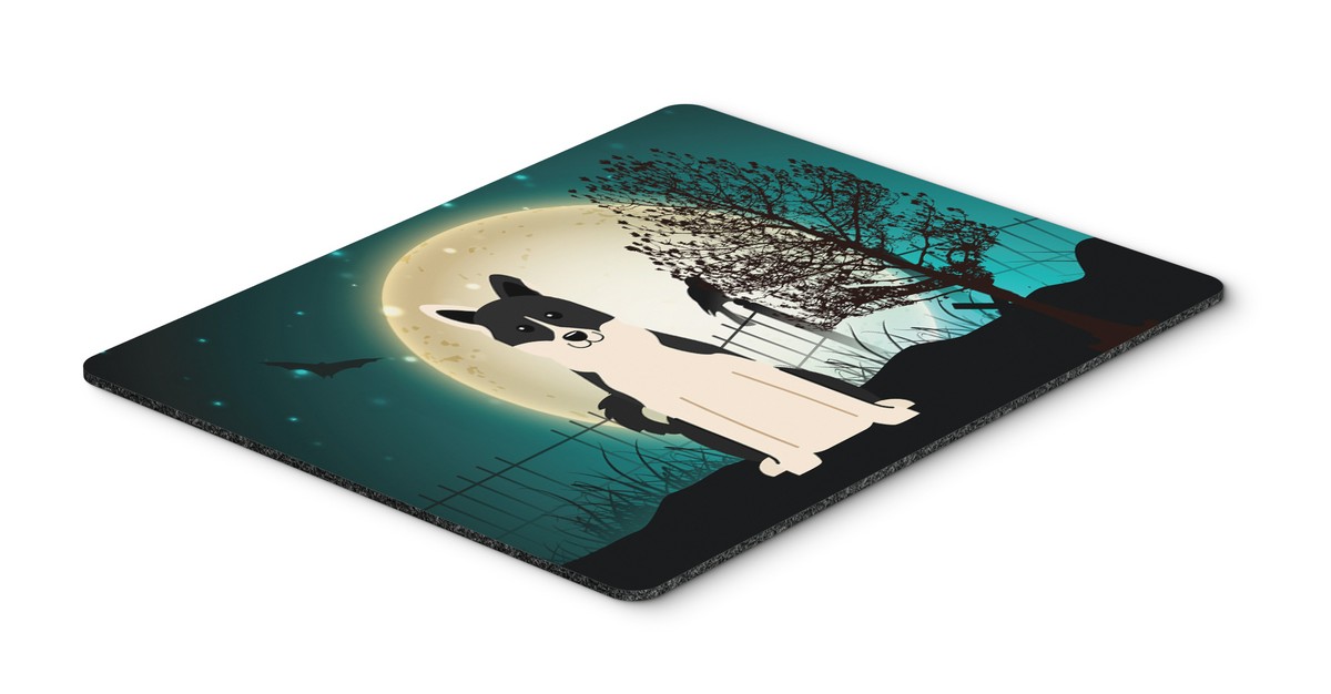 Halloween Scary Russo-European Laika Spitz Mouse Pad, Hot Pad or Trivet
