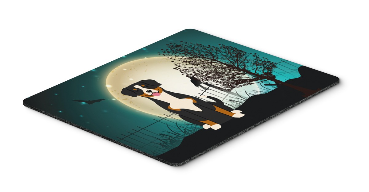 BB2228MP Halloween Scary Entlebucher Mouse Pad, Hot Pad or Trivet