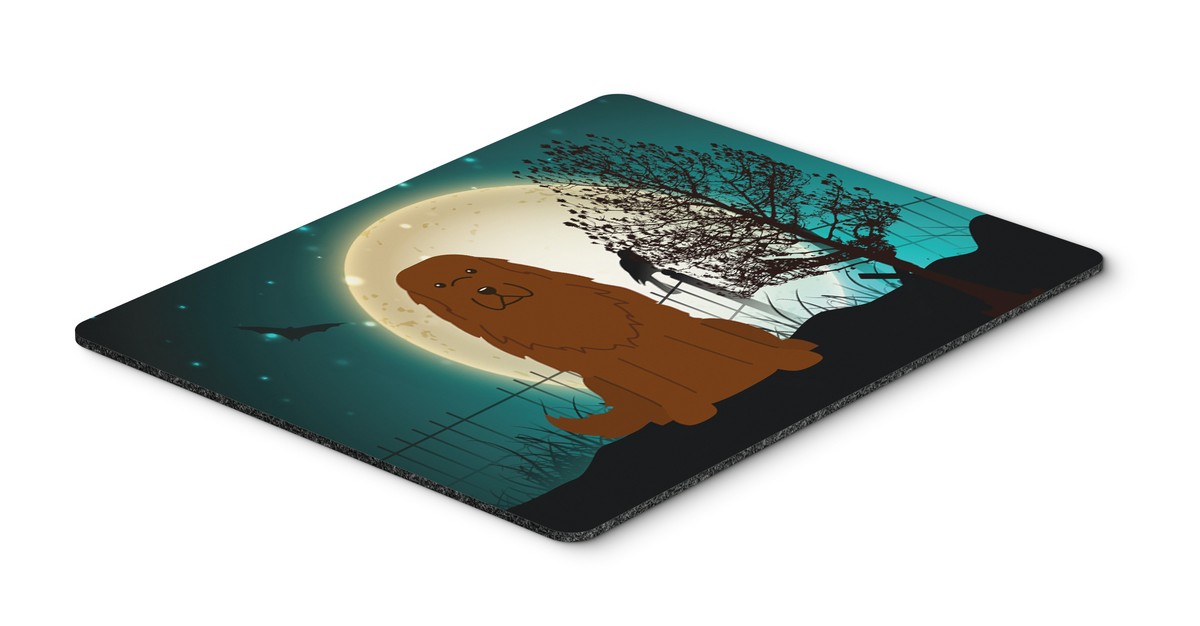 Halloween Scary Caucasian Shepherd Dog Mouse Pad, Hot Pad or Trivet