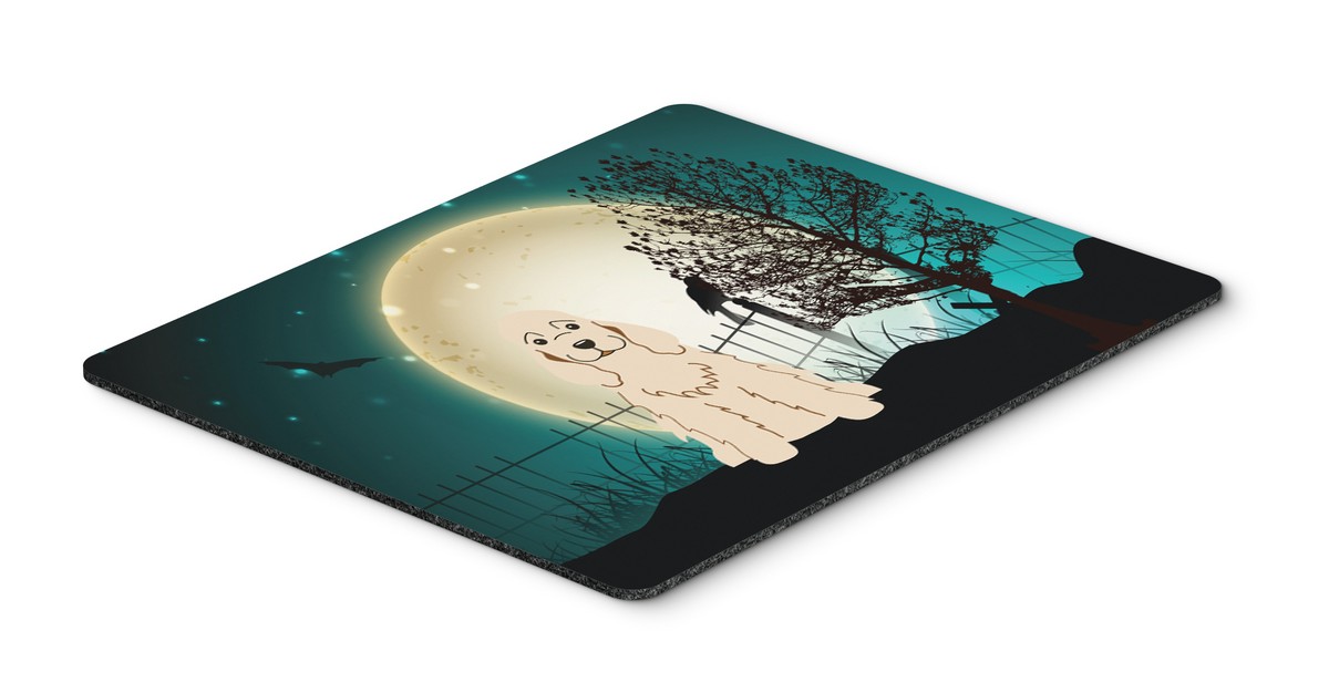 Halloween Scary Cocker Spaniel Buff Mouse Pad, Hot Pad or Trivet