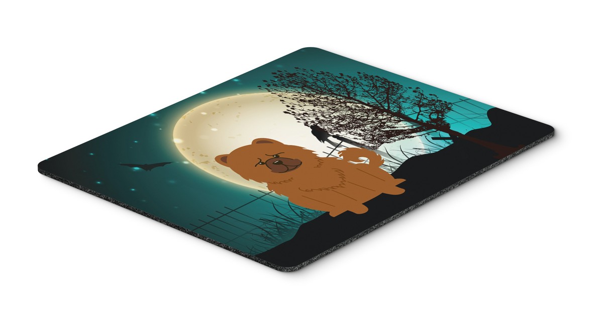 BB2332MP Halloween Scary Chow Chow Red Mouse Pad, Hot Pad or Trivet