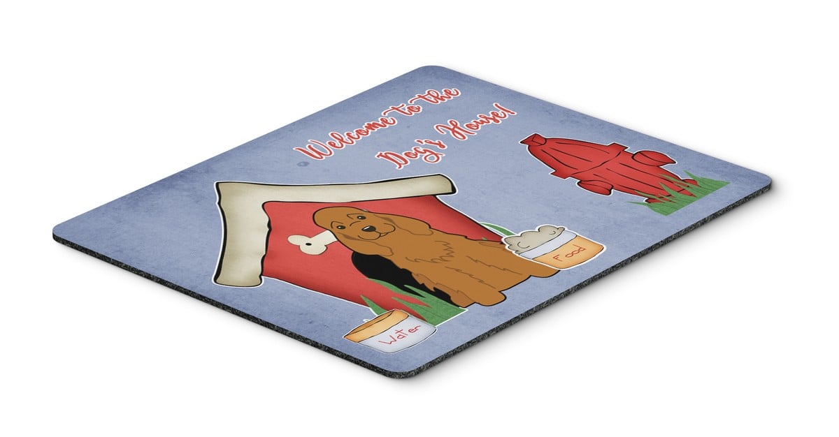 BB2849MP Dog House Collection Cocker Spaniel Red Mouse Pad, Hot Pad or Trivet