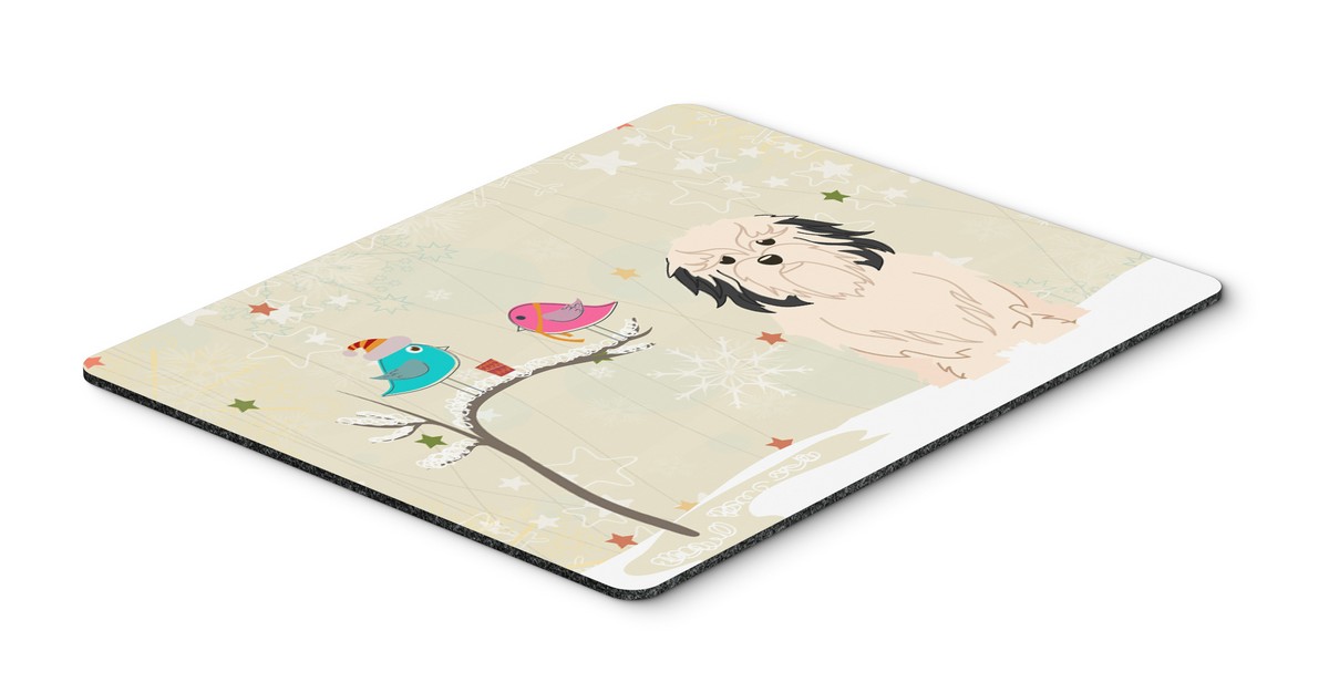 Christmas Presents Between Friends Lowchen Mouse Pad, Hot Pad or Trivet