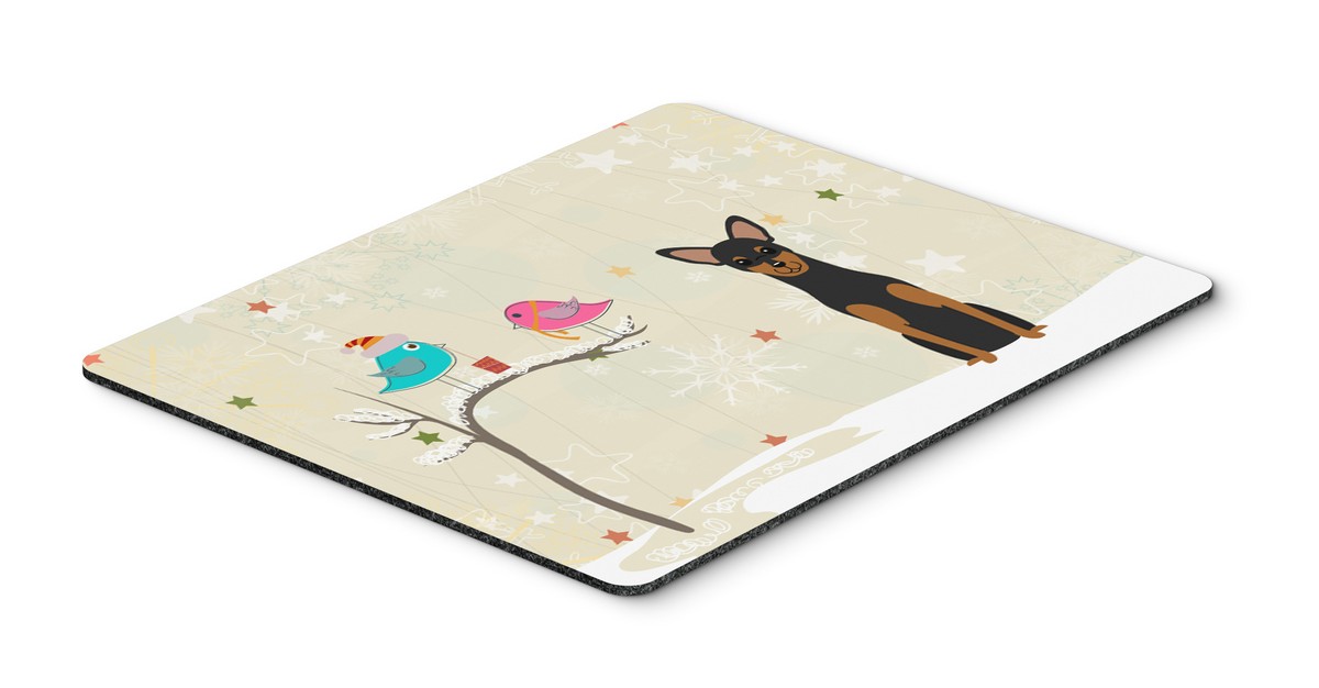 BB2500MP Christmas Presents Between Friends Manchester Terrier Mouse Pad, Hot Pad or Trivet