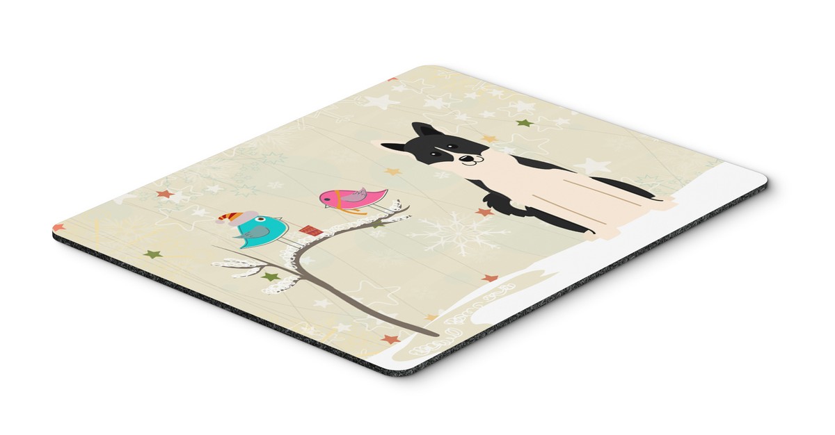 BB2501MP Christmas Presents Between Friends Russo-European Laika Spitz Mouse Pad, Hot Pad or Trivet
