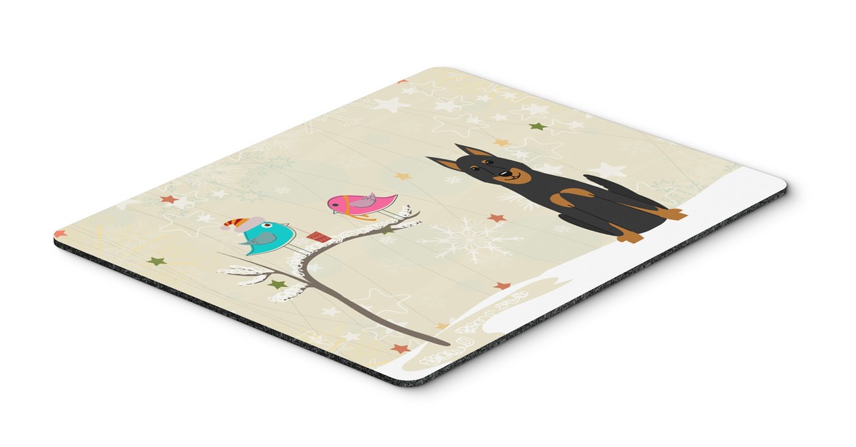 BB2552MP Christmas Presents Between Friends Beauce Shepherd Dog Mouse Pad, Hot Pad or Trivet