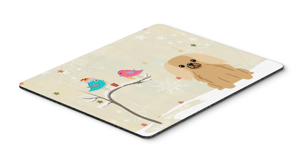 BB2576MP Christmas Presents Between Friends Pekingnese Fawn Sable Mouse Pad, Hot Pad or Trivet