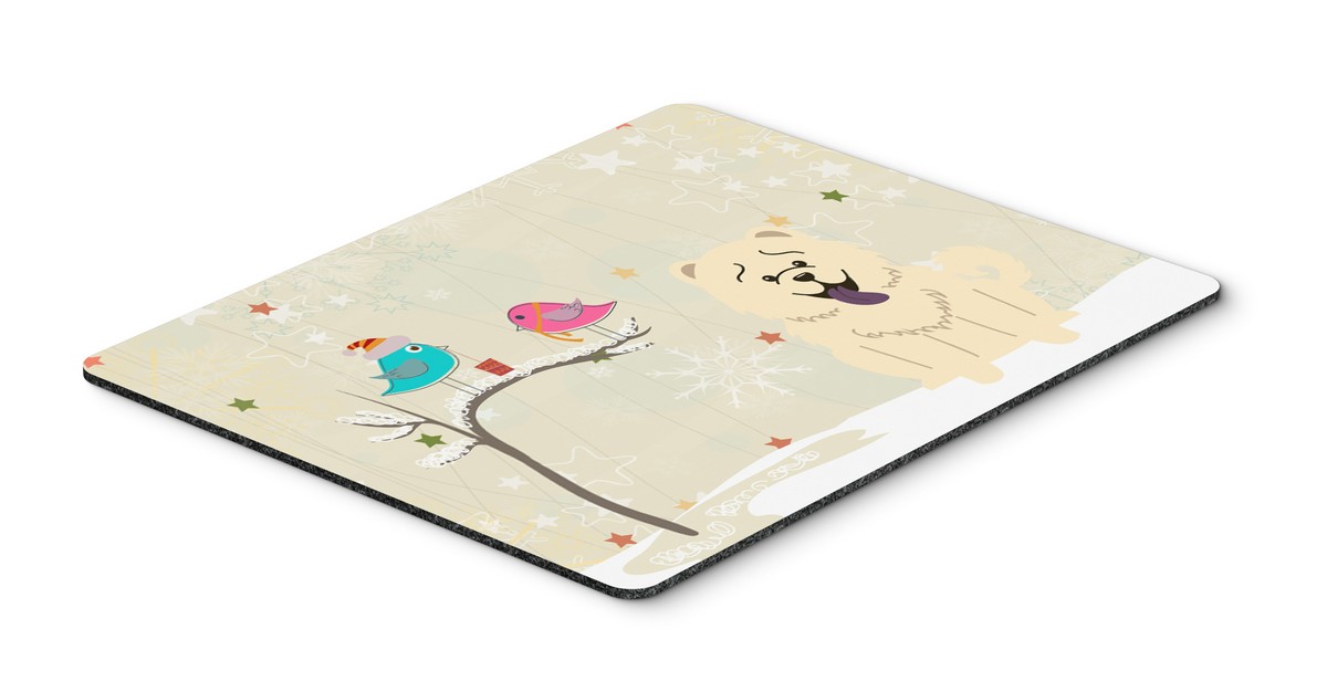 BB2612MP Christmas Presents Between Friends Chow Chow White Mouse Pad, Hot Pad or Trivet