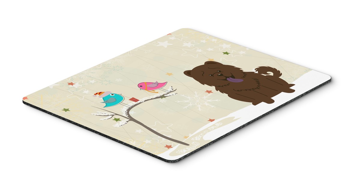 BB2613MP Christmas Presents Between Friends Chow Chow Chocolate Mouse Pad, Hot Pad or Trivet