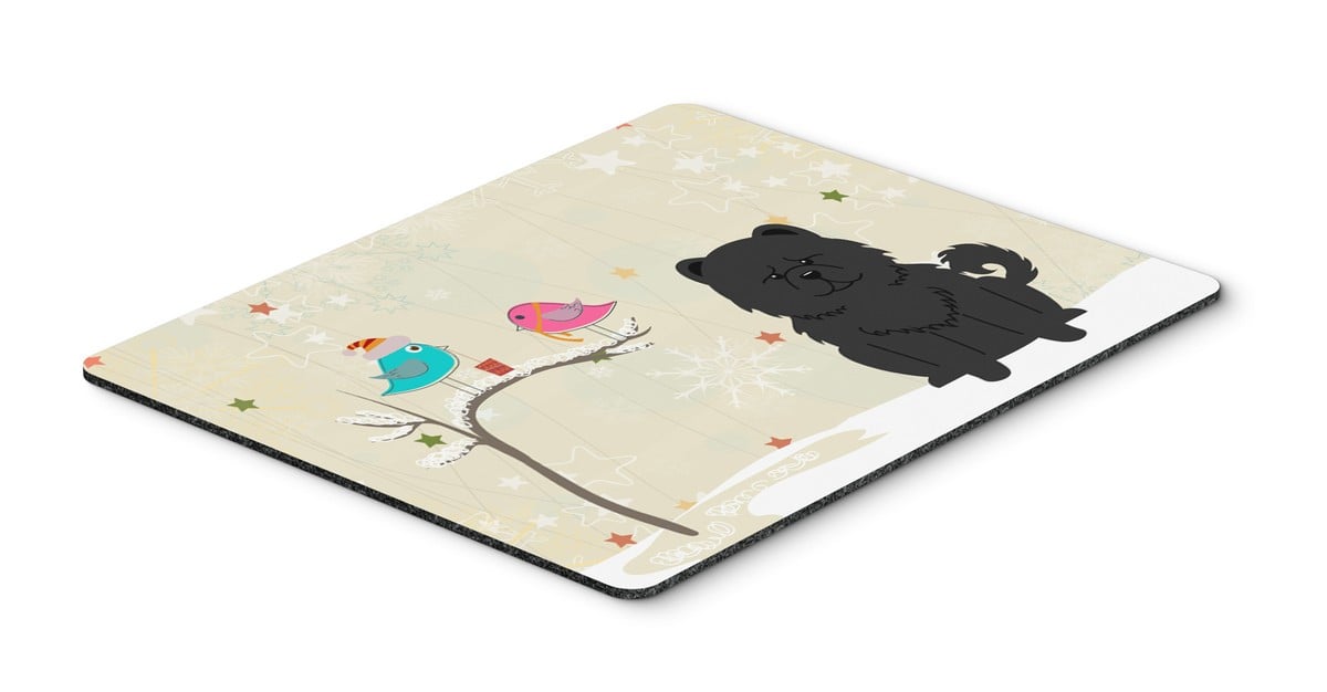 BB2615MP Christmas Presents Between Friends Chow Chow Black Mouse Pad, Hot Pad or Trivet
