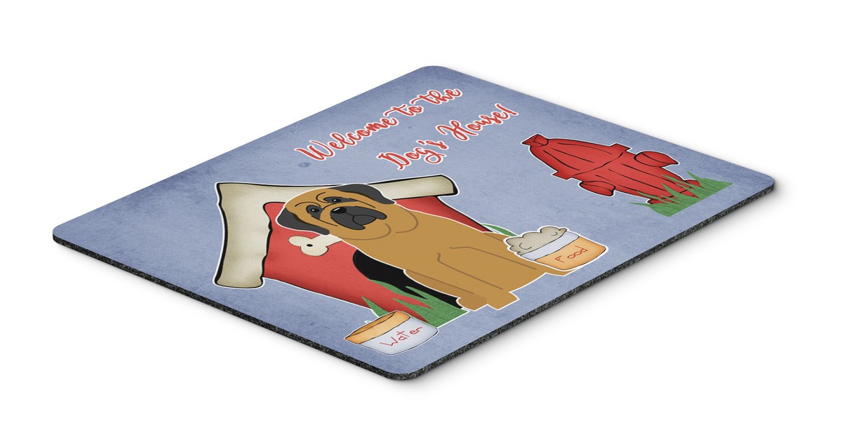 BB2772MP Dog House Collection Mastiff Mouse Pad, Hot Pad or Trivet