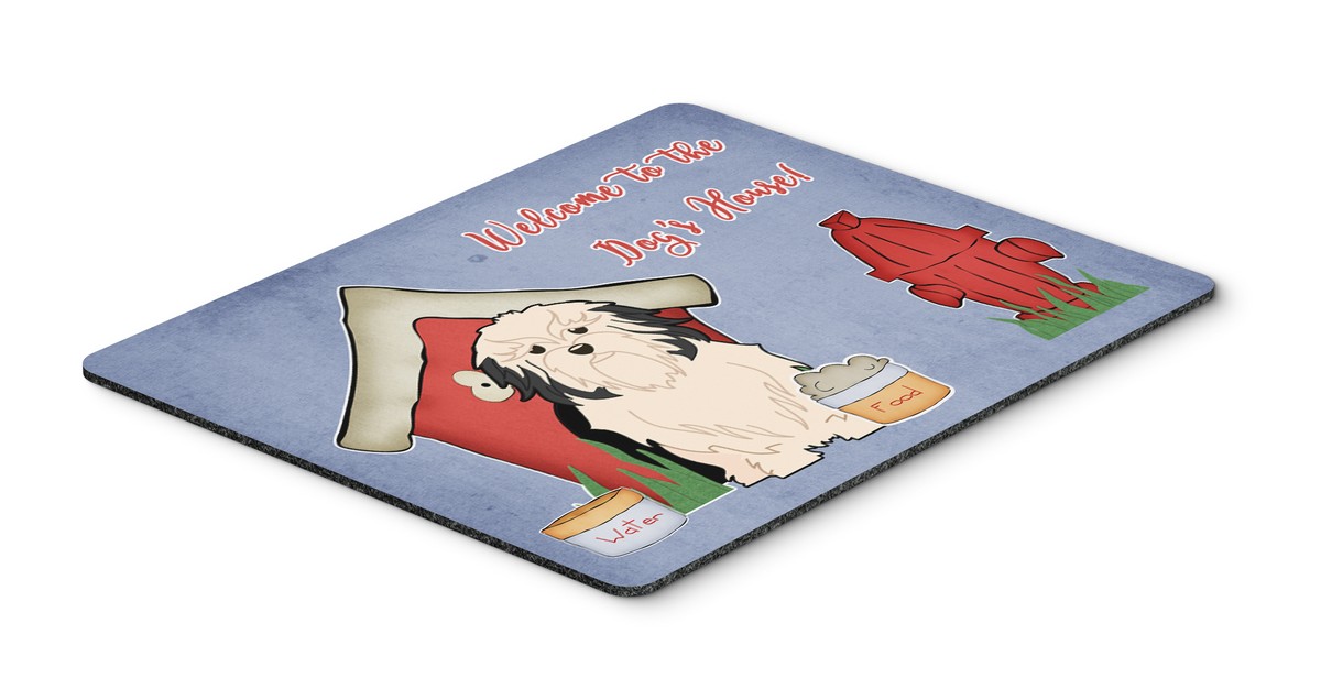 BB2773MP Dog House Collection Lowchen Mouse Pad, Hot Pad or Trivet