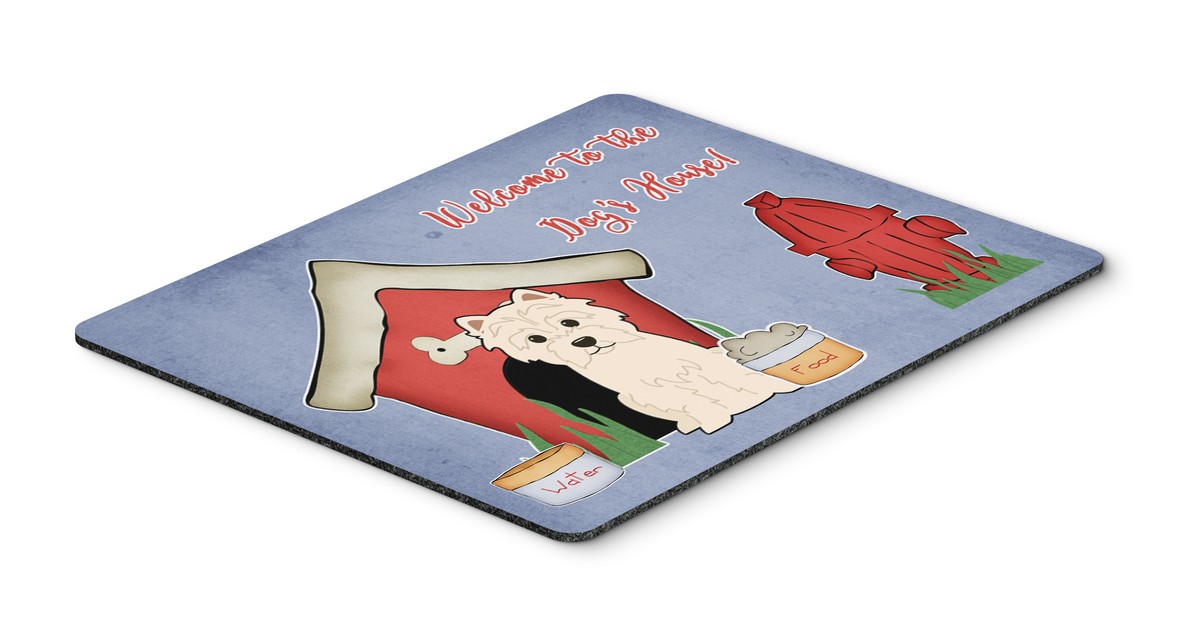 BB2796MP Dog House Collection Westie Mouse Pad, Hot Pad or Trivet