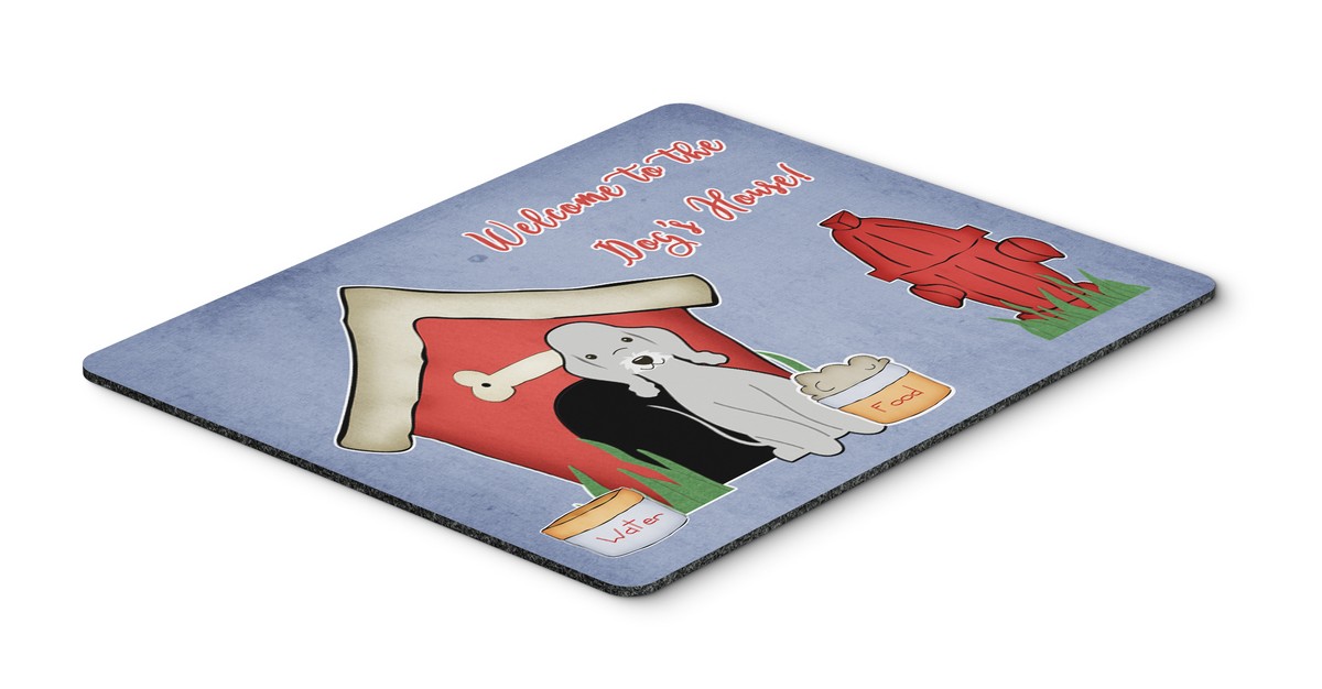 BB2844MP Dog House Collection Bedlington Terrier Blue Mouse Pad, Hot Pad or Trivet