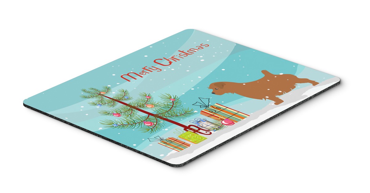 BB2927MP Norfolk Terrier Merry Christmas Tree Mouse Pad, Hot Pad or Trivet