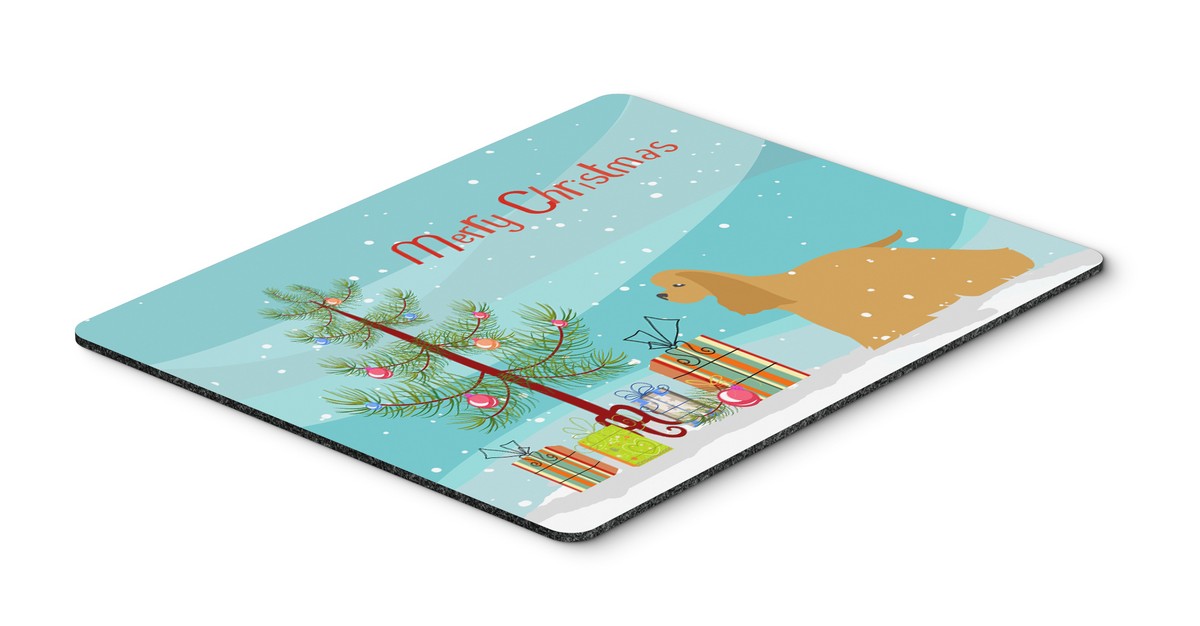 BB2904MP Cocker Spaniel Merry Christmas Tree Mouse Pad, Hot Pad or Trivet